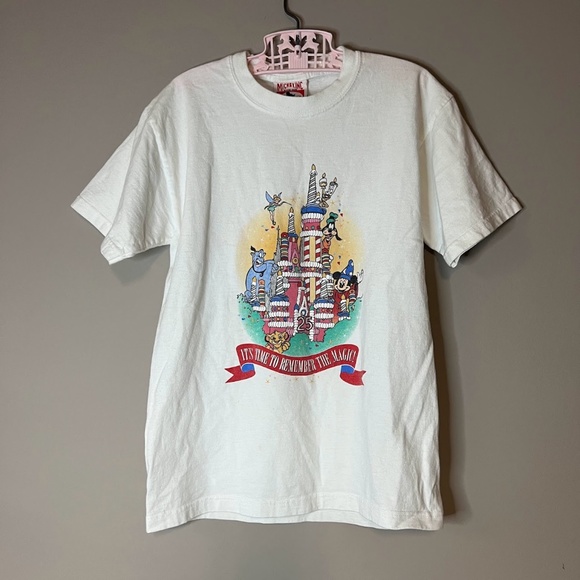 Vintage Other - Vintage Disney 25th Anniversary Cake Castle Double Sided T-Shirt Kids 10-12 M